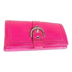 Coach‎ Pink Leather Wallet